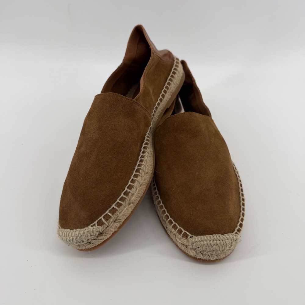 Todd Snyder‎ Espadrilles Mens 7 Brown Suede Leather Slip On Made in Spain Nomad